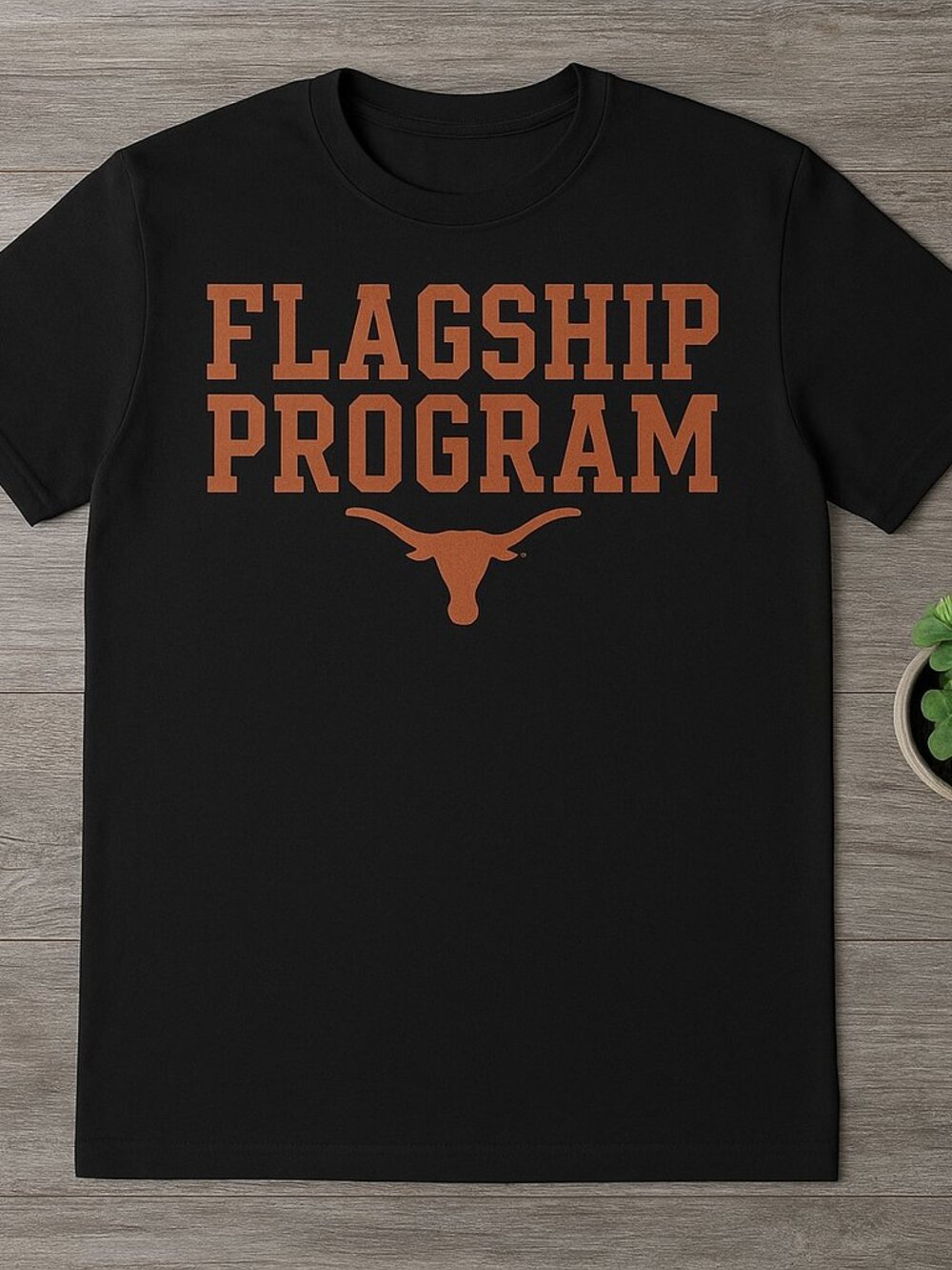 Longhorn Flagship Program Graphic Tee | Texas College Sports Style T-Shirt |